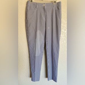 Stripped capri pants